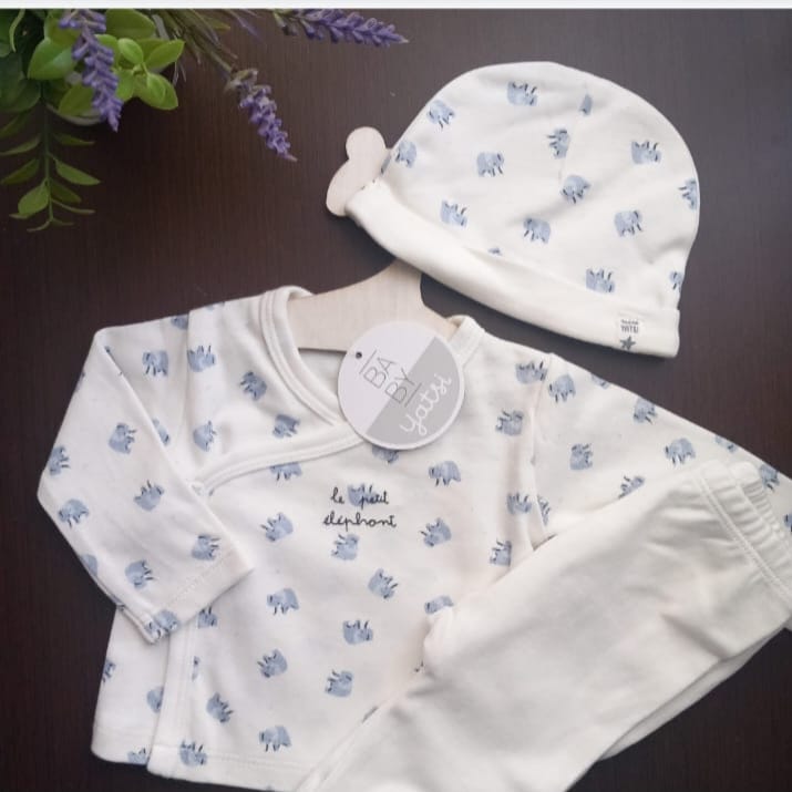 Conjunto primera puestas Yasti - Talla 1 mes - Little Abril